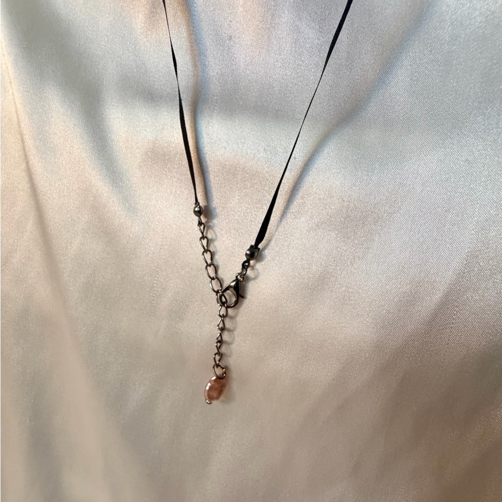 Hand Crafted Black and Silver Necklace